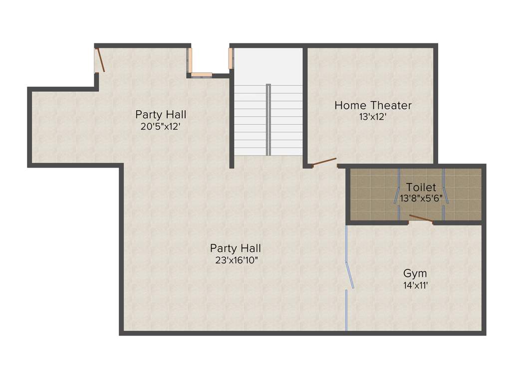 Ajnara London Square (5BHK+7T (4,570 sq ft) + Study Room 4570 sq ft)