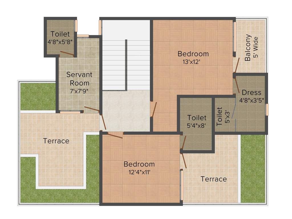 Ajnara London Square (5BHK+7T (4,570 sq ft) + Study Room 4570 sq ft)