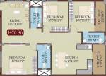 Radiant Prime Rose (3BHK+3T (1,470 sq ft) 1470 sq ft) Radiant Prime Rose (3BHK+3T (1,470 sq ft) 1470 sq ft)