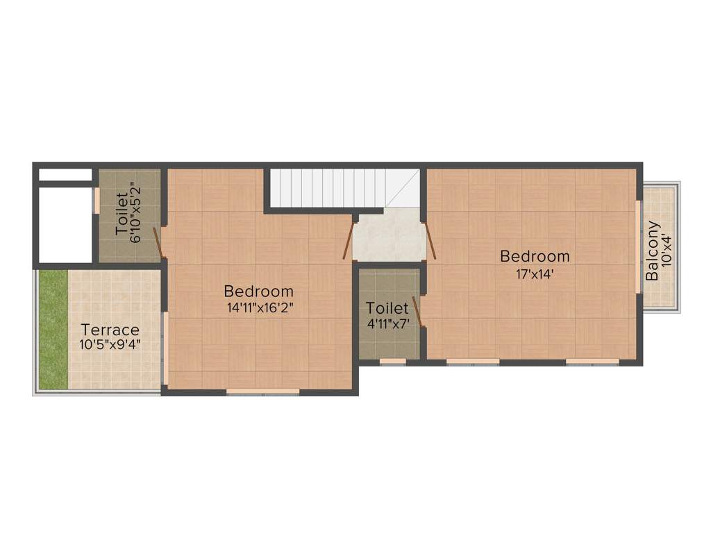 Sai Sun Palm Orchard (3BHK+3T (2,486 sq ft) 2486 sq ft)