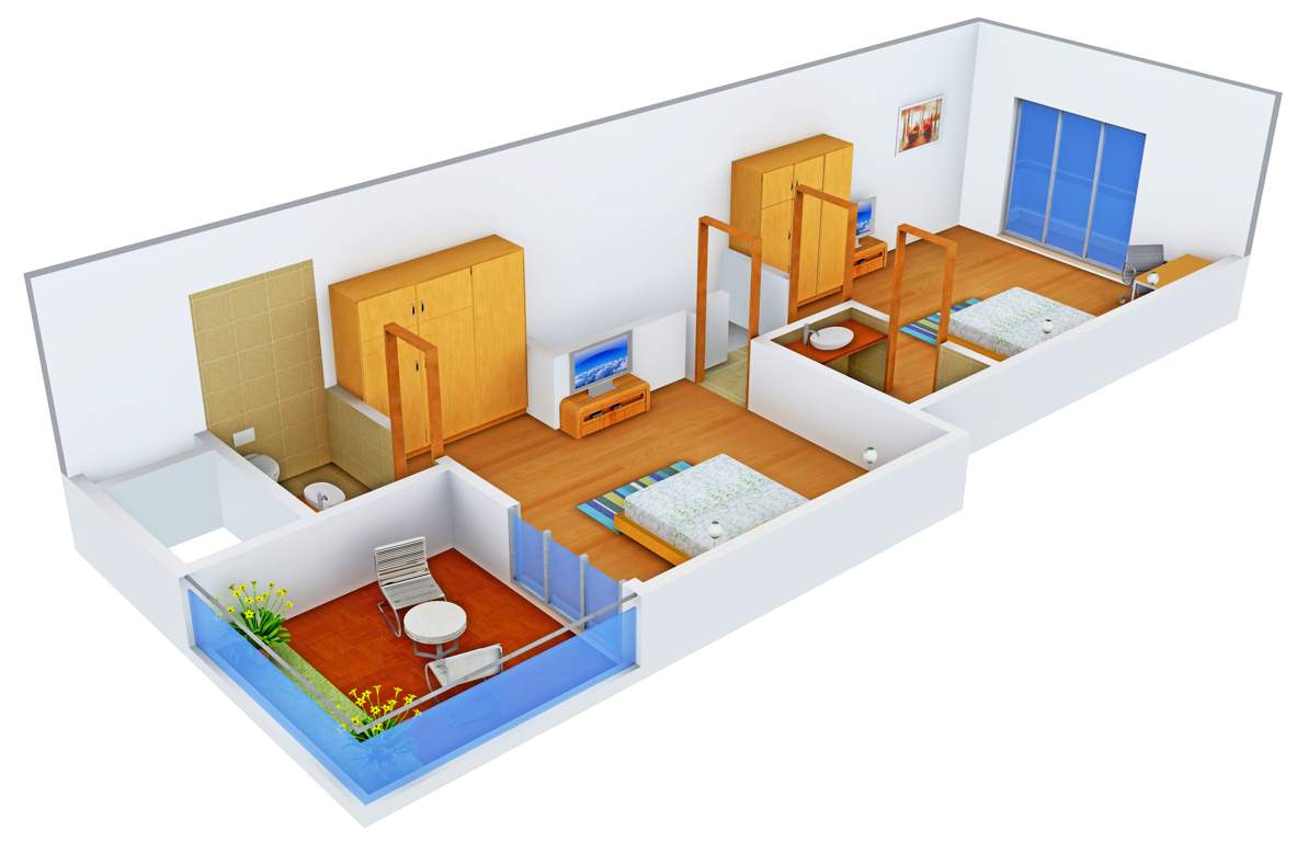 Sai Sun Palm Orchard (3BHK+3T (2,486 sq ft) 2486 sq ft)