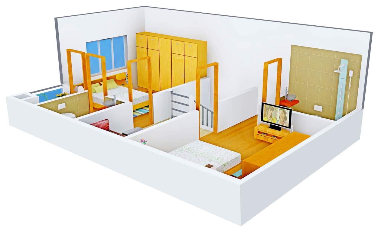 Golden Boulevard Villa (3BHK+3T (1,210 sq ft) 1210 sq ft)