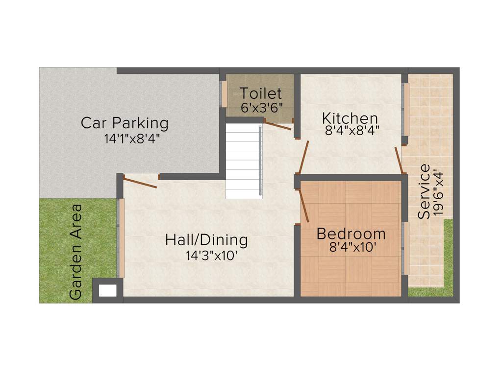 Golden Boulevard Villa (3BHK+3T (1,210 sq ft) 1210 sq ft)