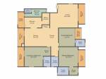 RNS Shrinikethan (3BHK+4T (3,015 sq ft)   Servant Room 3015 sq ft)