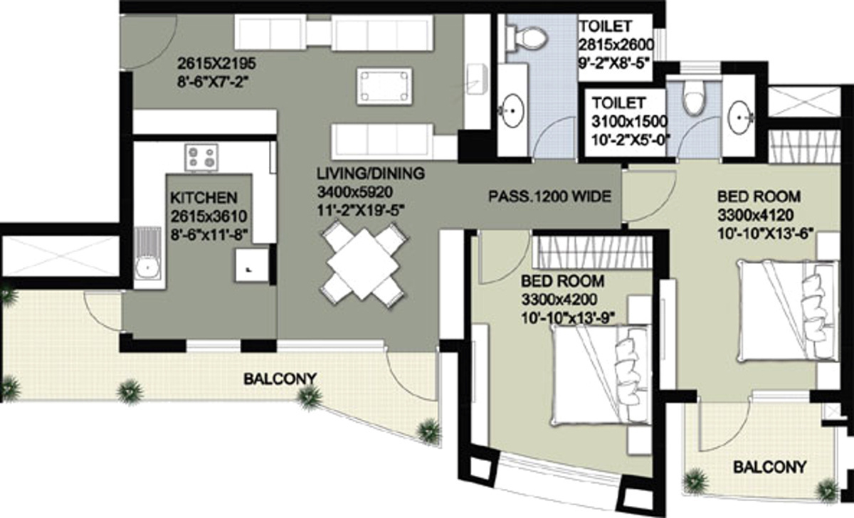 dummy Raheja Vedaanta