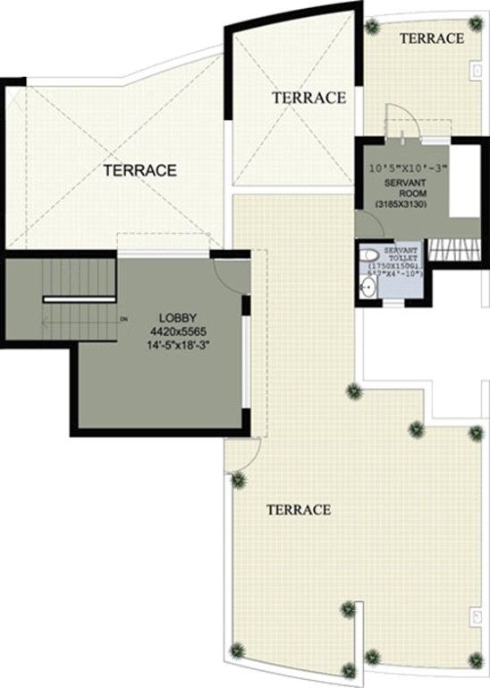 Raheja Vedaanta (5BHK+5T (6,027 sq ft) + Servant Room 6027 sq ft)
