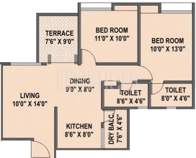 ARV Kingston Imperia (2BHK+2T (1,270 sq ft) 1270 sq ft) ARV Kingston Imperia (2BHK+2T (1,270 sq ft) 1270 sq ft)