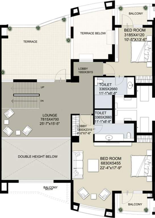 Raheja Vedas (5BHK+5T (6,027 sq ft) + Servant Room 6027 sq ft)