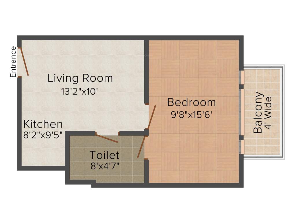 Plus Senate Court (1BHK+1T (639 sq ft) 639 sq ft)