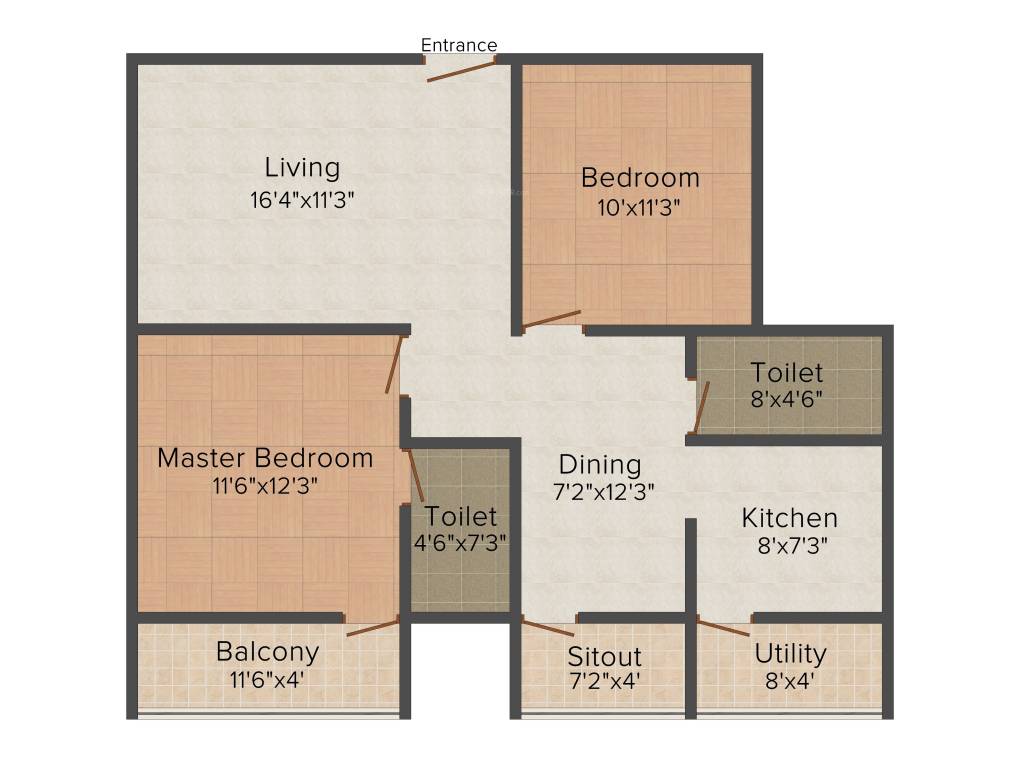 Mahaveer Galaxy (2BHK+2T (1,050 sq ft) 1050 sq ft) Mahaveer Galaxy (2BHK+2T (1,050 sq ft) 1050 sq ft)