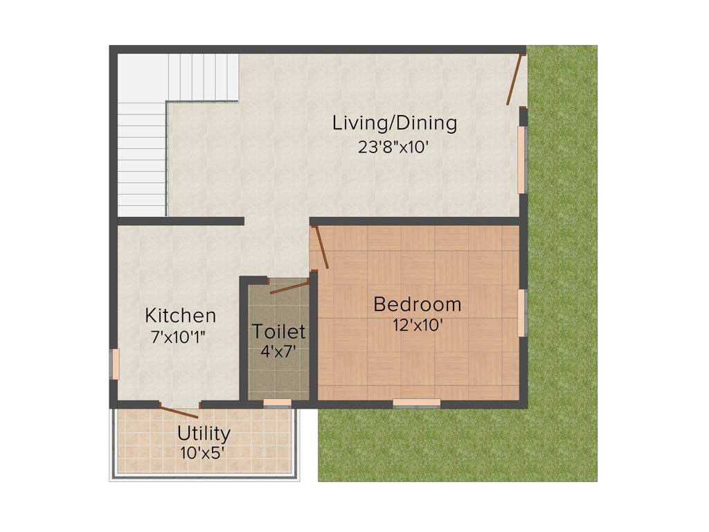 Sai Sun Palm Orchard (3BHK+3T (1,285 sq ft) 1285 sq ft)