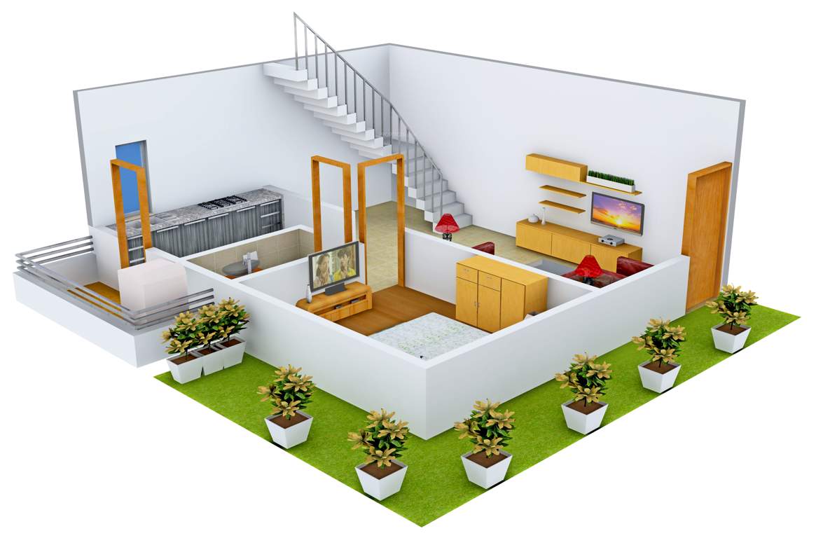 Sai Sun Palm Orchard (3BHK+3T (1,285 sq ft) 1285 sq ft)