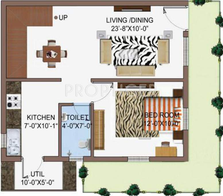 Sai Sun Palm Orchard (3BHK+3T (1,379 sq ft) 1379 sq ft)