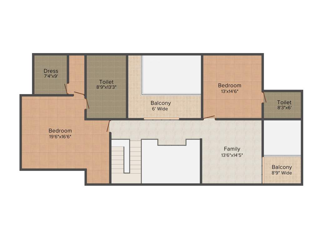 SJR Crystal Cove (3BHK+3T (3,510 sq ft) + Servant Room 3510 sq ft)
