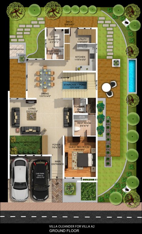 Mantri Signature Villa (3BHK+4T (3,715 sq ft) + Servant Room 3715 sq ft)