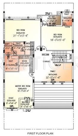 golf link villas Floor Plan First Floor Plan
