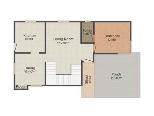 Poomalai Gopinath Blossom (3BHK+3T (2,197 sq ft) + Pooja Room 2197 sq ft)