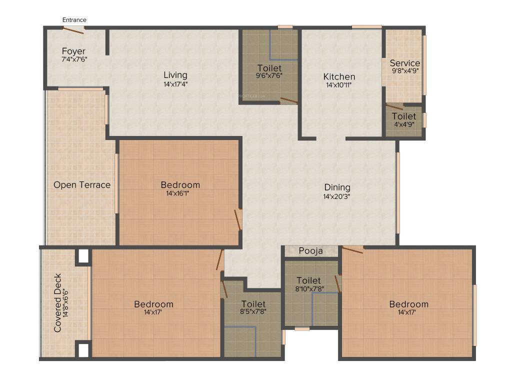 VGN Coasta (3BHK+4T (2,652 sq ft) 2652 sq ft)