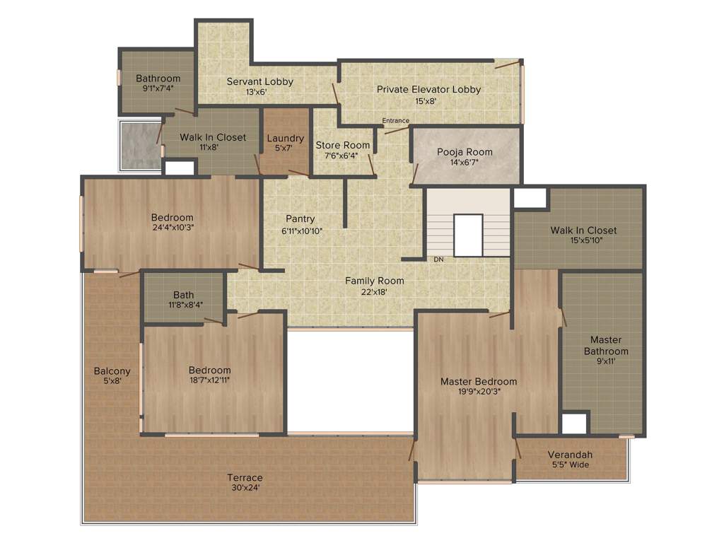 Pioneer Araya (4BHK+4T (7,673 sq ft) 7673 sq ft)