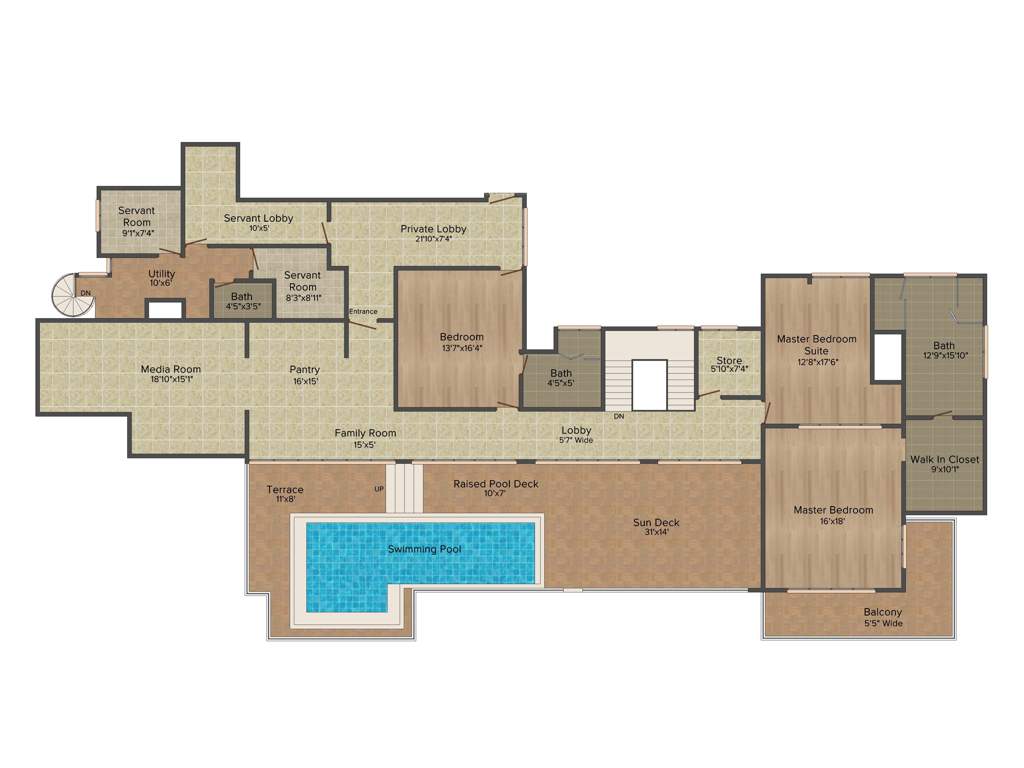 Pioneer Araya (5BHK+5T (10,019 sq ft) 10019 sq ft)