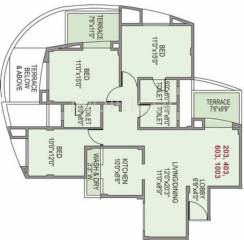 Mont Vert Tropez (3BHK+3T (1,550 sq ft) 1550 sq ft) Mont Vert Tropez (3BHK+3T (1,550 sq ft) 1550 sq ft)