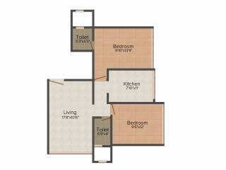 Kabra Vihang (2BHK+2T (1,065 sq ft) 1065 sq ft) Kabra Vihang (2BHK+2T (1,065 sq ft) 1065 sq ft)