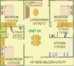 Elegant Orchid (3BHK+2T (1,435 sq ft) 1435 sq ft) Elegant Orchid (3BHK+2T (1,435 sq ft) 1435 sq ft)