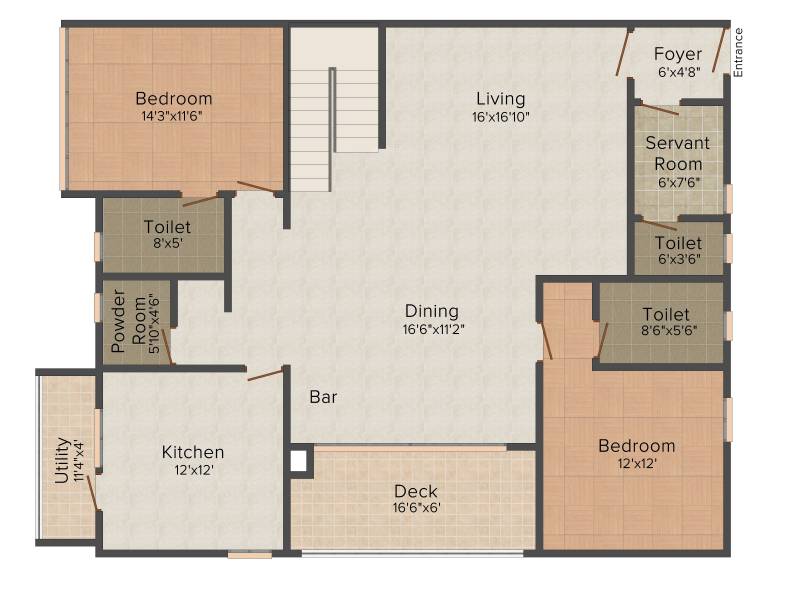 Adroit Artistica (4BHK+5T (4,321 sq ft) + Servant Room 4321 sq ft)