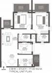 Godrej Summit (2BHK+2T (1,446 sq ft) + Study Room 1446 sq ft) Godrej Summit (2BHK+2T (1,446 sq ft) + Study Room 1446 sq ft)