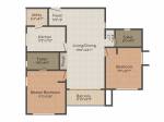 Newry Park Tower (2BHK+2T (1,270 sq ft) 1270 sq ft)