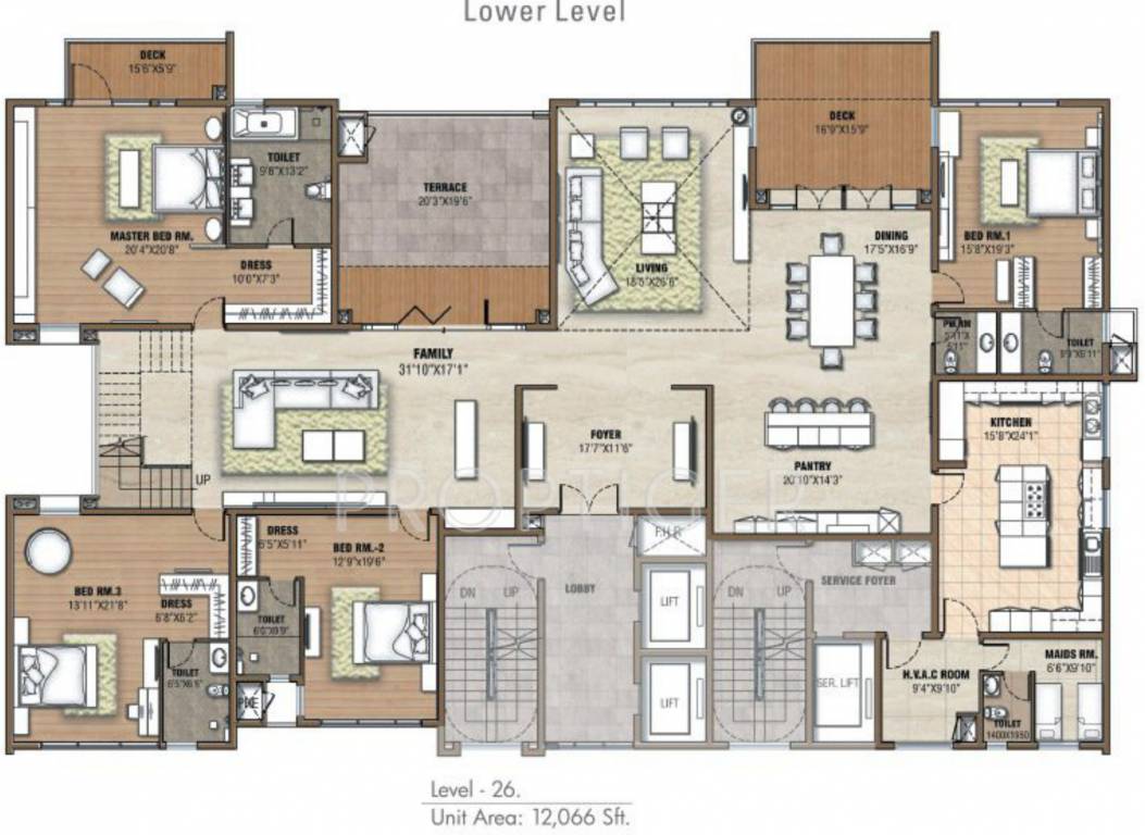 Prestige White Meadows (5BHK+9T (12,066 sq ft) 12066 sq ft)