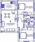 Palace Sai Amruta (2BHK+2T (746 sq ft) 746 sq ft) Palace Sai Amruta (2BHK+2T (746 sq ft) 746 sq ft)