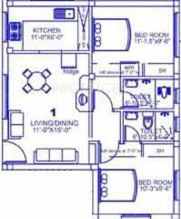 Palace Sai Amruta (2BHK+2T (746 sq ft) 746 sq ft) Palace Sai Amruta (2BHK+2T (746 sq ft) 746 sq ft)