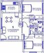 Palace Sai Amruta (2BHK+2T (746 sq ft) 746 sq ft) Palace Sai Amruta (2BHK+2T (746 sq ft) 746 sq ft)