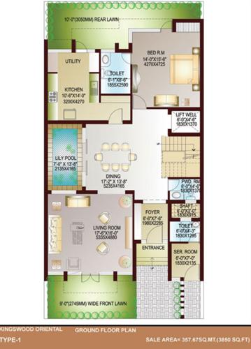  kingswood-oriental Floor Plan Ground Floor Plan