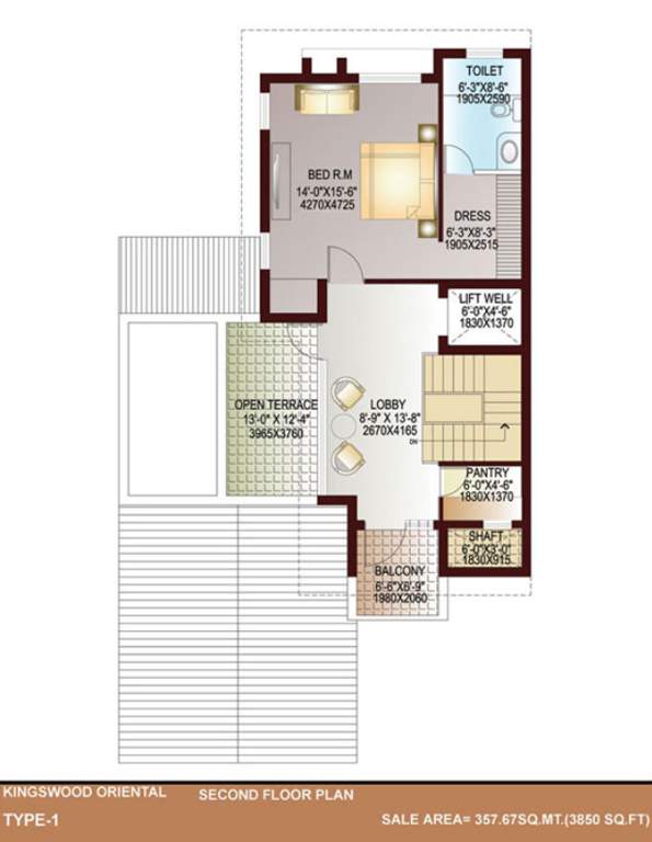 kingswood oriental Floor Plan Second Floor Plan