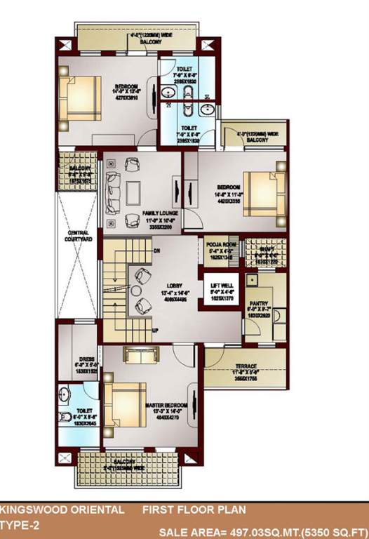 kingswood oriental Floor Plan First Floor Plan