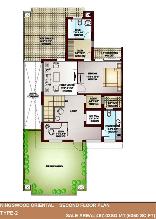 kingswood oriental Floor Plan Second Floor Plan