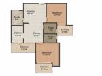 Ekdant Ekdant Dronagiri Vasundhara (2BHK+2T (1,264 sq ft)   Study Room 1264 sq ft)