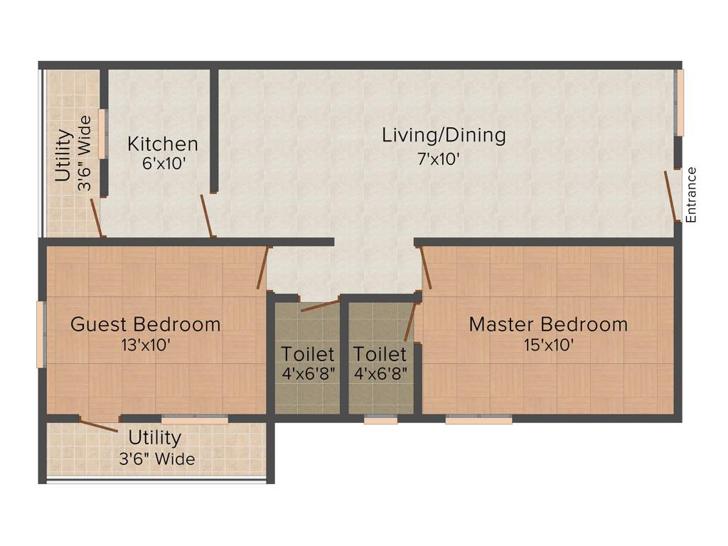 Amigo Sri Sai Supreme (2BHK+2T (1,179 sq ft) 1179 sq ft)