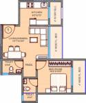 Lok Nagari Phase III (1BHK+2T (683 sq ft) 683 sq ft)
