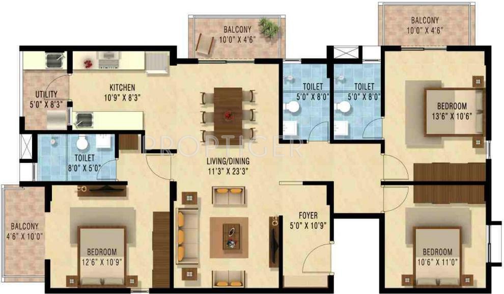 Nakshatra Celestia (3BHK+2T (1,500 sq ft) 1500 sq ft) Nakshatra Celestia (3BHK+2T (1,500 sq ft) 1500 sq ft)