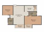Samruddhi North Square (2BHK+2T (1,220 sq ft) 1220 sq ft)