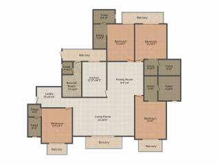 ATS Pristine (4BHK+5T (3,200 sq ft) + Servant Room 3200 sq ft) ATS Pristine (4BHK+5T (3,200 sq ft) + Servant Room 3200 sq ft)
