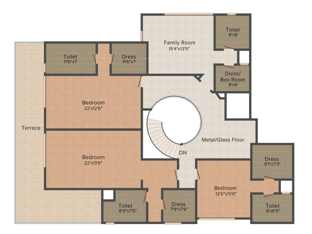 Rohan Aashiana (4BHK+5T (5,500 sq ft) + Servant Room 5500 sq ft)