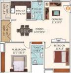 Jeevan Exotica (2BHK+2T (1,175 sq ft) 1175 sq ft) Jeevan Exotica (2BHK+2T (1,175 sq ft) 1175 sq ft)