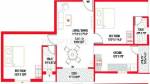 Colorhomes Silver Nest (2BHK+2T (1,030 sq ft) 1030 sq ft)