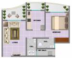 Damji Pentagon Heights (1BHK+1T (665 sq ft) 665 sq ft)