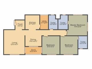 Skylark Ithaca (3BHK+3T (1,484 sq ft) 1484 sq ft) Skylark Ithaca (3BHK+3T (1,484 sq ft) 1484 sq ft)