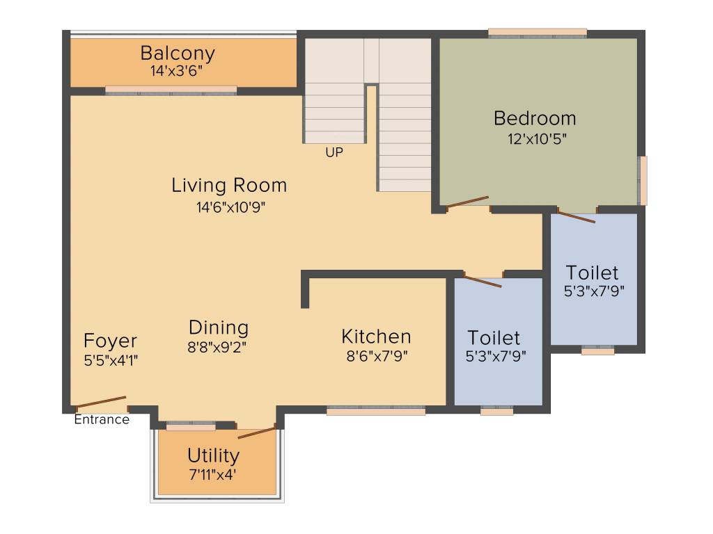 Skylark Ithaca (3BHK+4T (1,991 sq ft) 1991 sq ft)